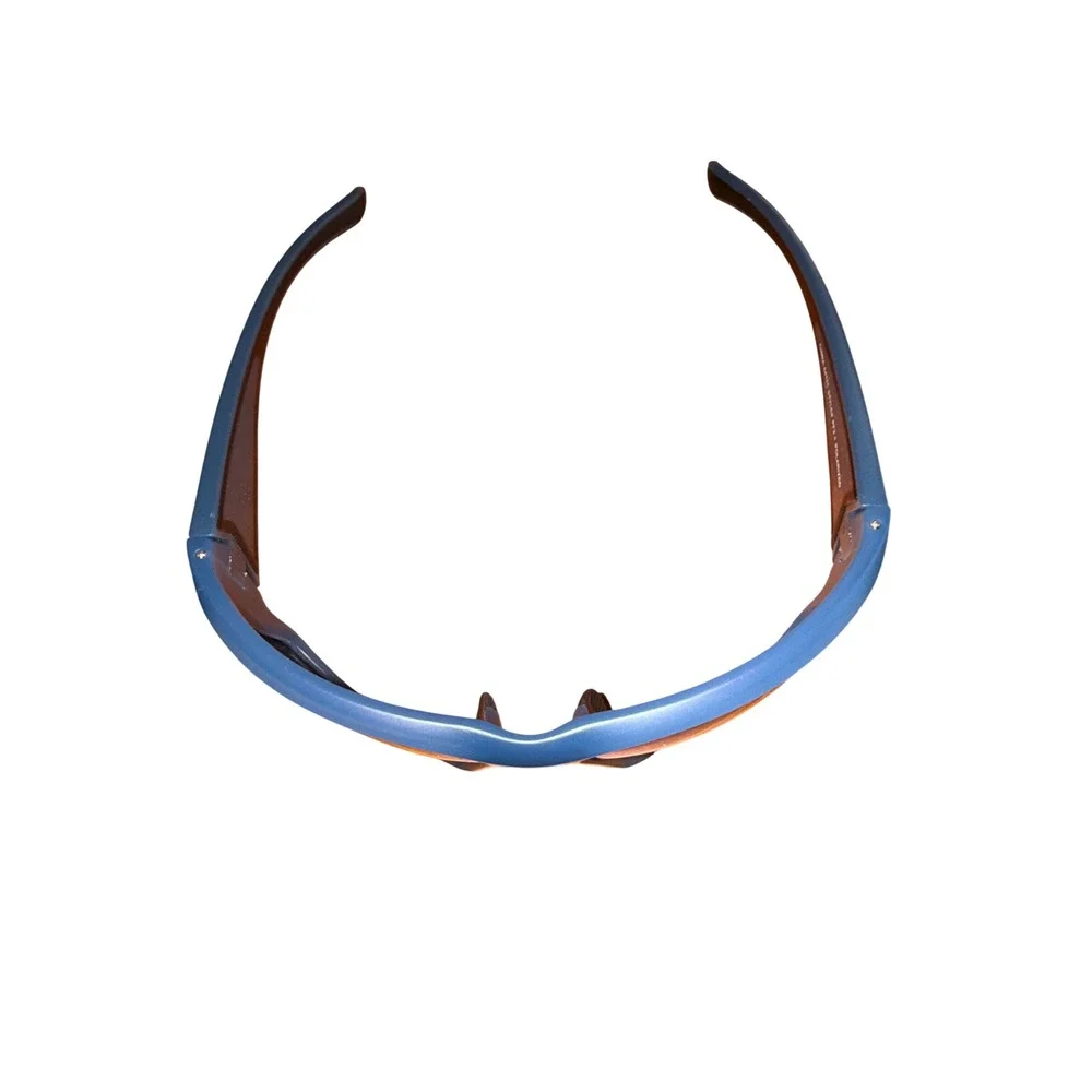Mens‎ Blue Polarized Wrap Sport Sunglasses Mirror Lens PF2.1 Active Outdoor